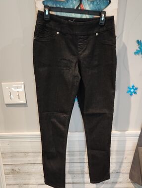 NWT Up! Women's Black Skinny Pull-On Pants Sz 8